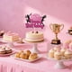 thumbnail image 3 of Topper para pastel JUYNIC de voleibol, feliz cumpleaños, decoración rosa, 3 of 8