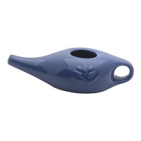 Ioensy - Olla Neti De Cerámica De 250Ml Para Limpiar La Nariz, Para Eliminar El Polvo, Lavar La Nariz, Azul