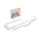 thumbnail image 4 of 1/2pcs Hanging Toilet Paper Holder, Roll Paper Holder, Bathroom Towel Rack Stand Paper Rack, Bathroom Storage Racks, 4 of 4
