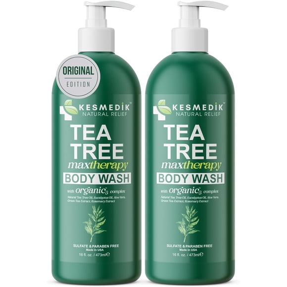 Gel de Baño MaxTherapy Tea Tree 473 ml Pack 2 Unidades