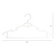 thumbnail image 2 of Paquete de 30 percheros de plástico antideslizantes, percheros duraderos de 360 grados que ahorran espacio para ropa, armario, mantas, pantalones o camisas blancas, 2 of 6