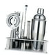 thumbnail image 3 of Juego De Coctelera De Acero Inoxidable De 14 Piezas Con Soporte Para Bebidas Mixtas Dad White, 3 of 3