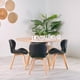 thumbnail image 2 of Comedor Mesa Shanna 100cm + 4 Sillones Rubik Color Negro, 2 of 7
