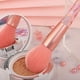 thumbnail image 3 of Juego de 10 brochas de maquillaje con mango transparente de cristal, brocha para base, corrector y sombra de ojos., 3 of 6