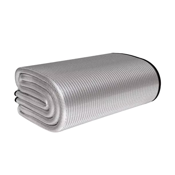 Colchoneta de camping Aislamiento plegable Tienda de campaña Rectángulo Ligero Espuma térmica Colchoneta para dormir Papel de aluminio Colchón para , 200cmx200cmx0.5cm