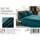 thumbnail image 1 of Set De Sabanas Plaza Y Media Verde 200 Hilos + 1 Funda De Almohada, 1 of 2