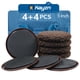 thumbnail image 1 of Deslizadores Para Muebles 5 Paquete De 4+4 Para Alfombra Y Pisos Duros, 1 of 7