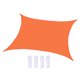 thumbnail image 4 of Bloque UV De Vela Sun Shade 2x3m Para Patio Bloque UV Para Instalación Exterior Naranja, 4 of 5