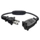 thumbnail image 2 of Cable De Extensión Polarizado De 2 Puntas Con Interruptor Para Lámparas Adaptadores De Corriente, 2 of 5