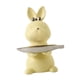 thumbnail image 3 of Bandeja De Almacenamiento De Conejo De Dibujos Animados Estatua Escultura Animal Para Decoración Adornos Regalo Amarillo, 3 of 5