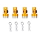 thumbnail image 4 of 4pcs Magnetic Stealth RC Car Shell Columna Cuerpo Invisible Post Mount Golden, 4 of 5