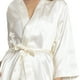 thumbnail image 3 of Bata Satín Liso Kimono | Elegancia Relajada, 3 of 3