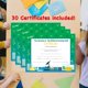 thumbnail image 5 of Certificados de Ciencia SHAPES ETC. 11 x 8,5 pulgadas, paquete de 30, 5 of 9