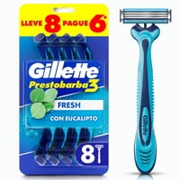 Máquina De Afeitar Desechables Prestobarba3 Cool 8 Un Gillette