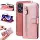 thumbnail image 1 of Funda con Cremallera para Xiaomi Poco F5, Carcasa Cartera de Cuero PU con Soporte y Tarjetero, 1 of 6