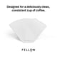 thumbnail image 3 of Filtros de café Fellow Aiden Cone Single Brew (juego de 40), 3 of 6