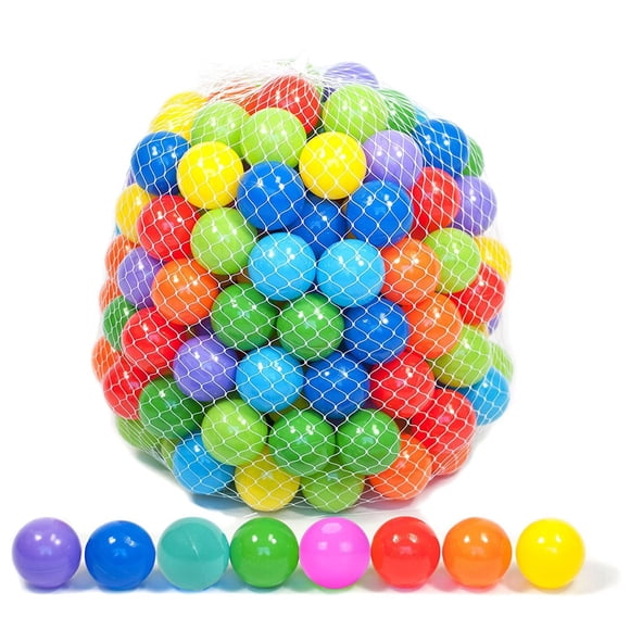 Pelotas de plástico Playz de 200 unidades con 8 colores para niños