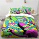 thumbnail image 2 of Cartoon futuramas Bender bedding set duvet cover bed set quilt cover pillowcase comforter king queen size boys adult bedding set-, 2 of 5