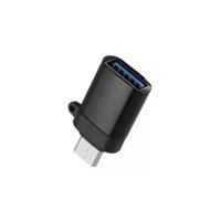 Genérico - Adaptador Usb 3.0 Tipo C Macho Tipo A Hembra Otg Negro