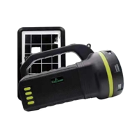 Genérico - Linterna Solar Kit Camping Ampolletas Mp3 Radio Disco Light Color De La Luz Blanco