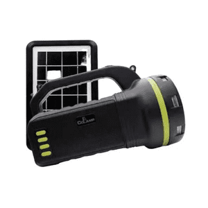 Genérico - Linterna Solar Kit Camping Ampolletas Mp3 Radio Disco Light Color De La Luz Blanco