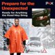 thumbnail image 5 of Poncho de lluvia de emergencia PREPARED4X con manta de supervivencia Mylar, 5 of 7