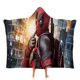thumbnail image 1 of Deadpool Manta Capa con Capucha Anti-Bolitas, Manta de Lana Ártica Suave, Manta Portátil de Felpa Ligera y Lujosa, Poncho para Siesta en Casa y Oficina, 100*130cm, 1 of 6