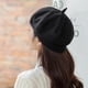 thumbnail image 5 of Gorra de vendedor de periódicos para mujer, gorros de invierno, gorros de panadero ajustables para mujer, boina para mujer, gorro de vendedor de periódicos, gorra francesa clásica para otoño, primaver, 5 of 6