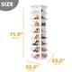 thumbnail image 5 of Zapatero SpaceAid de almacenamiento giratorio de 8 niveles, blanco, 71,9 cm, 5 of 7