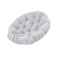 thumbnail image 4 of Cojín para Silla Colgante, Cojín para Asiento, Suave, Transpirable, Grueso, Cómodo, Versátil, Práctico para Sillas de Jardín, Tapete, Cojín para Meced Gris, 4 of 5