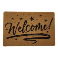Genérica - Alfombra Limpia Pies Felpudo Alfombra De Fibra 60Cm*40Cm Welcome