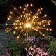 thumbnail image 1 of Guirnalda de luces solares para césped, con enchufe de tierra, dinámica, con fuegos artificiales, luces decorativas para patio y exterior., 1 of 5