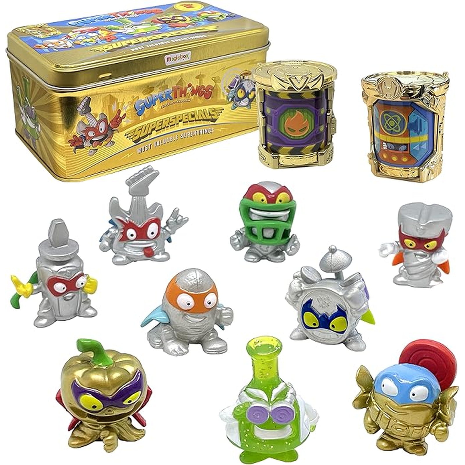 Magicbox - Superzings Lata Dorada Series 2, Figuras Exclusivas