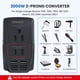 thumbnail image 3 of Convertidor de voltaje DOACE 2000W 220V a 110V para secador de pelo, 3 of 7