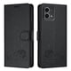 thumbnail image 5 of Funda tipo cartera FOXDOCK para Motorola MOTO G Stylus 5G 2024 con soporte, ranuras, RFID, diseño de gato, 5 of 5