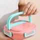 thumbnail image 2 of 1 set Leakproof Stainless Steel Insulated Lunch Box with Tableware and Soup Cup - Perfect for Teenagers, Workers, and Back to School - Microwave and Dishwasher Safe - Square Divided Bento Box for Heal, 2 of 2