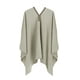 thumbnail image 1 of Poncho Lana Seda Unisex - Largo - Beige, 1 of 4