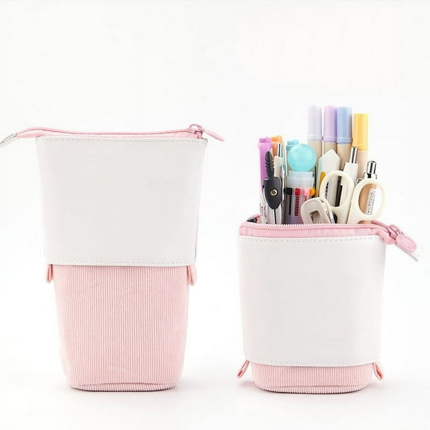 Organize Your Stationery and Cosmetics with our Colorful and Spacious Telescopic Holder Stationery Case