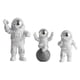 thumbnail image 2 of 3 Piezas Estatuilla De Astronauta Decoración Del Hogar Estatua De Astronauta Escultura Decoración Plata, 2 of 5