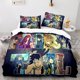 thumbnail image 1 of Nwe Fairy Tail Bedding Set Single Twin Full Queen King Size Fairy Tail Bed Set Aldult Kid постельное бельё 3D Bed Sheets, 1 of 5