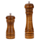 thumbnail image 1 of Juego de 2 molinillos de sal y pimienta de madera con núcleo de cerámica., 1 of 5