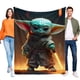 thumbnail image 1 of Bebé Yoda anti-pilling, suave, ligera, esponjosa y acogedora de lujo para hogar y cocina – Perfecta para niños y adultos, 100 x 150 cm, 1 of 6