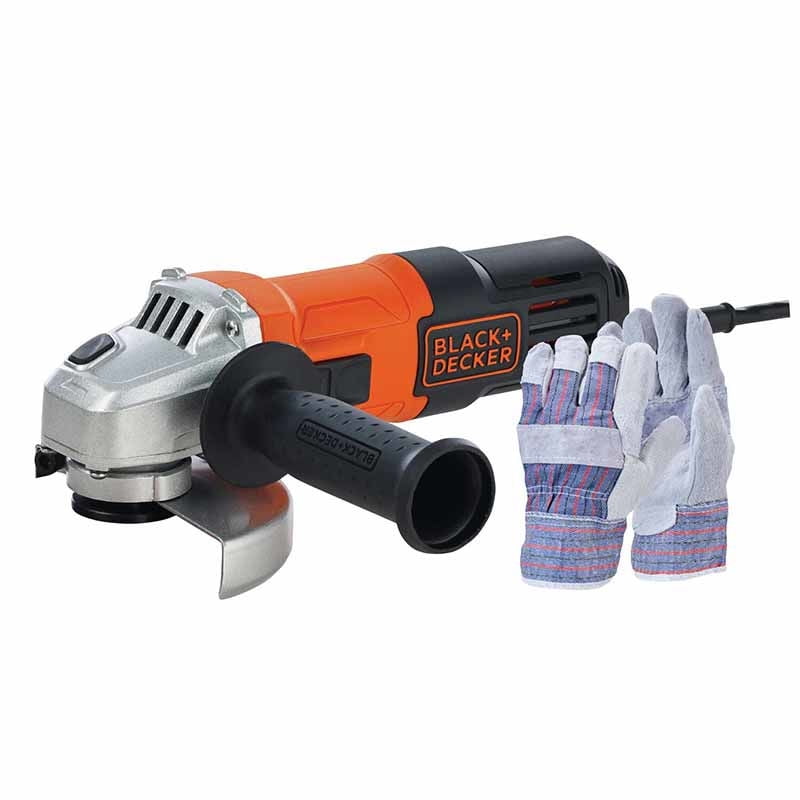 Black & Decker - Esmeril Angular 650W G650Gl-B2C + Guantes