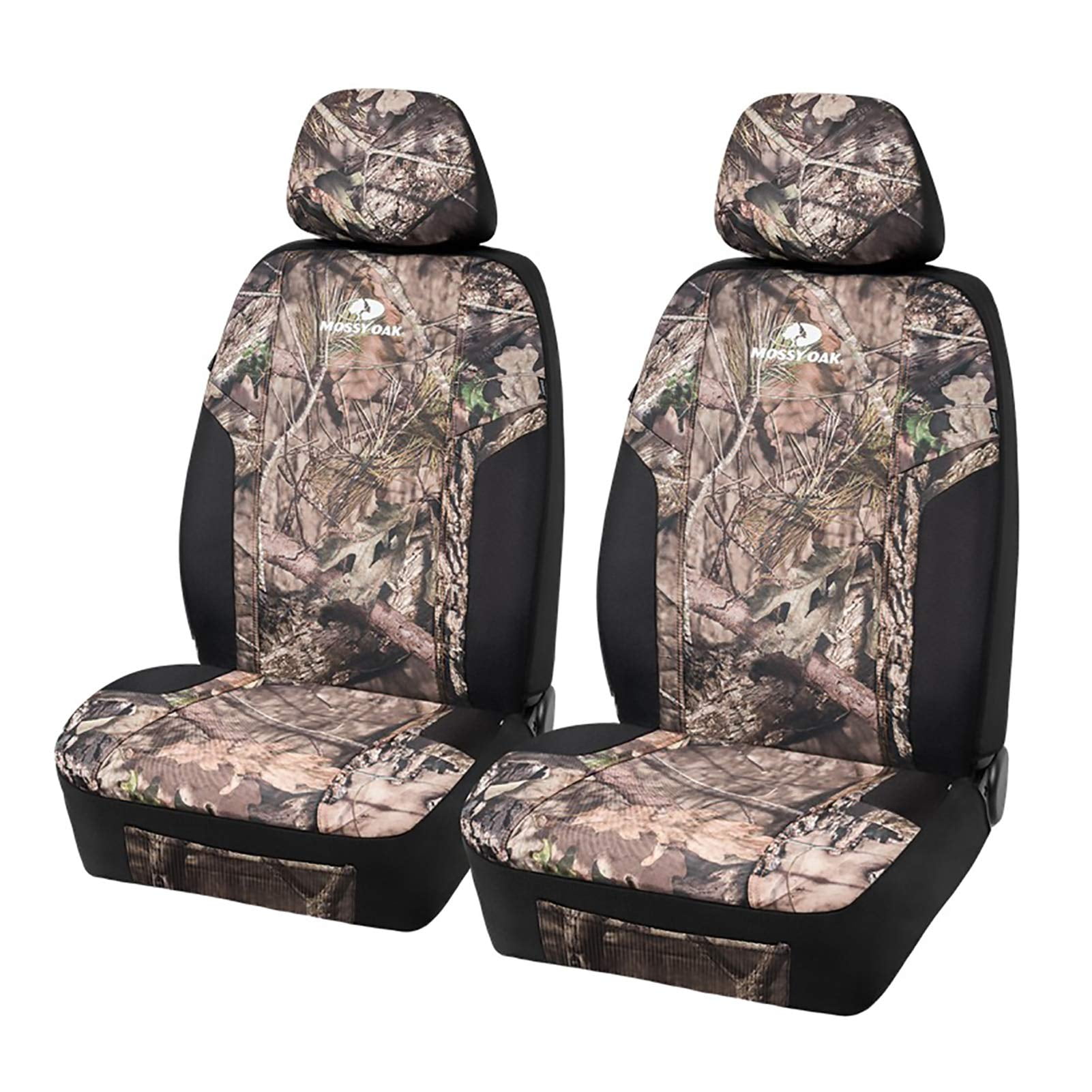 Mossy Oak Low Back Camo Seat Covers, Airbag Compatible, Universial Fit, Fit Most Bucket Seats - Made With Premium Rip-stop Oxford Fabric - Official Licensed Product