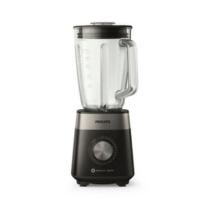 Philips - Licuadora Electrica Vaso Vidrio 2L 1200W Negro Hr2242/90