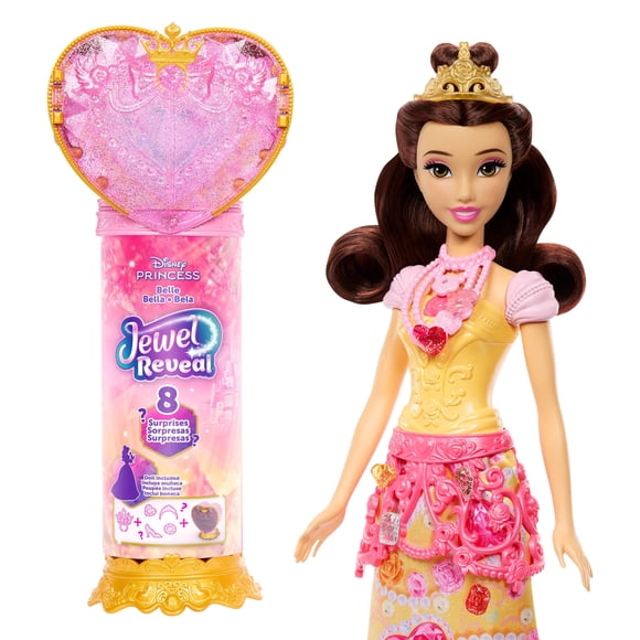 Disney Princesa Muñeca Reveal Bella Sorpresa 3 años+