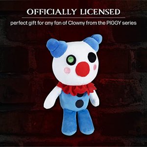 Piggy Clowny Plush Toy Animal Relleno, Serie 1 Playwy Collectible