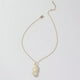 thumbnail image 1 of Handcrafted Hexagon Pendant Necklace - Natural Stone Crystal - Lucky Charm, 1 of 5