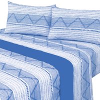 Mallorca - Juego De Sábanas T144 King Napoli Blue