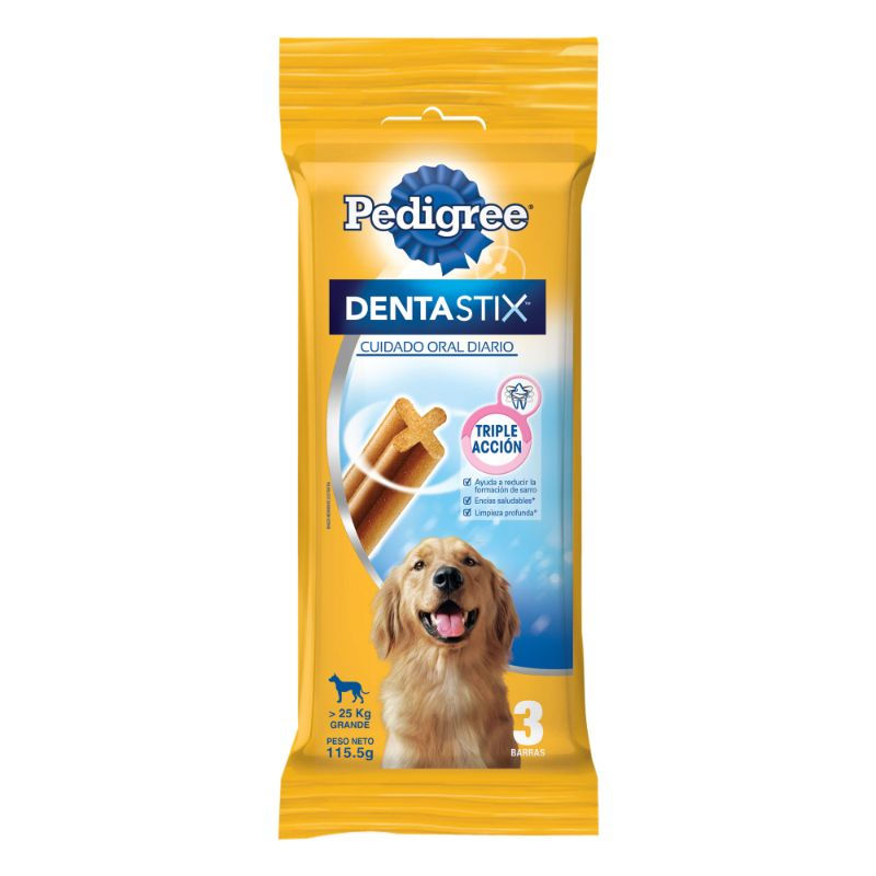 Snack Perro Adulto Dentastix Raza Grande Bolsa 3 Un Pedigree